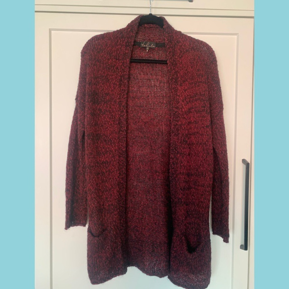 Burgundy Talula cardigans